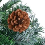 Casa si Gradina - Decoratiuni - Decoratiuni de sezon - Brad de Craciun artificial cu 150 LED Verde 150 cm PVC si Otel - Infinity.ro