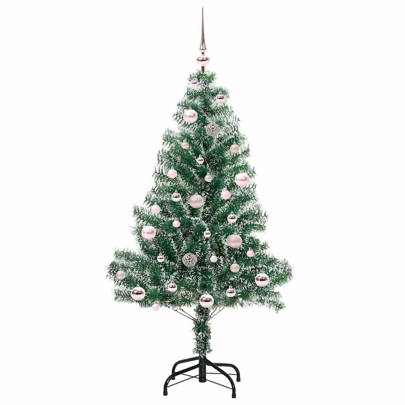 Casa si Gradina - Decoratiuni - Decoratiuni de sezon - Pom de Craciun artificial cu zapada imitata si lumina LED - Infinity.ro