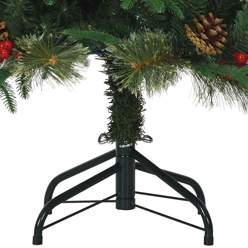 Casa si Gradina - Decoratiuni - Decoratiuni de sezon - Brad de Craciun artificial cu ramuri articulare Verde 150 cm - Infinity.ro