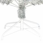 Casa si Gradina - Decoratiuni - Decoratiuni de sezon - Brad de Craciun cu 300 LED cu suport Argintiu 240 cm PET - Infinity.ro