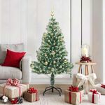 Casa si Gradina - Decoratiuni - Decoratiuni de sezon - Pom de Craciun artificial cu zapada imitata si lumina LED - Infinity.ro