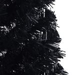 Casa si Gradina - Decoratiuni - Decoratiuni de sezon - Pom de Craciun artificial pre-iluminat Negru 120 cm PVC - Infinity.ro