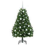 Casa si Gradina - Decoratiuni - Decoratiuni de sezon - Brad de Craciun artificial Verde 120 cm PVC si Metal - Infinity.ro