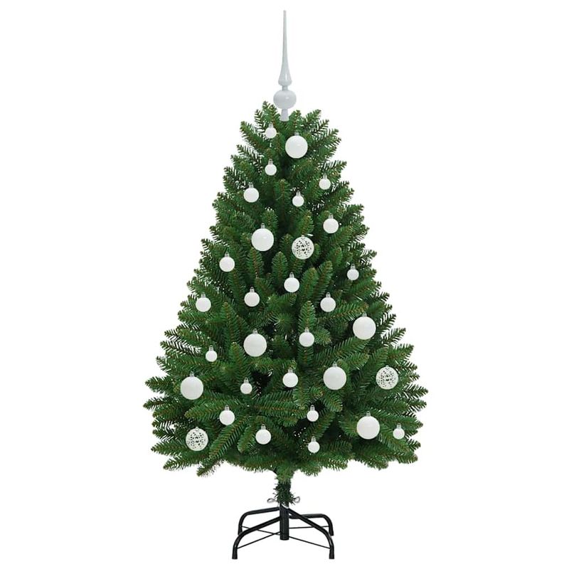 Casa si Gradina - Decoratiuni - Decoratiuni de sezon - Brad de Craciun artificial Verde 120 cm PVC si Metal - Infinity.ro