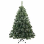 Casa si Gradina - Decoratiuni - Decoratiuni de sezon - Brad de Craciun artificial cu 150 LED Verde 150 cm PE si PVC - Infinity.ro