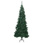 Casa si Gradina - Decoratiuni - Decoratiuni de sezon - Pom de Craciun Artificial pentru Colt Verde 180 cm PVC si Metal - Infinity.ro