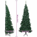 Casa si Gradina - Decoratiuni - Decoratiuni de sezon - Pom de Craciun Artificial pentru Colt Verde 180 cm PVC si Metal - Infinity.ro