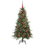 Casa si Gradina - Decoratiuni - Decoratiuni de sezon - Brad de Craciun artificial cu ramuri articulare Verde 120 cm - Infinity.ro