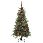 Casa si Gradina - Decoratiuni - Decoratiuni de sezon - Brad de Craciun artificial cu ramuri articulare Verde 120 cm - Infinity.ro