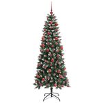 Casa si Gradina - Decoratiuni - Decoratiuni de sezon - Brad de Craciun artificial cu 300 LED Verde 76 x 76 x 180 cm - Infinity.ro