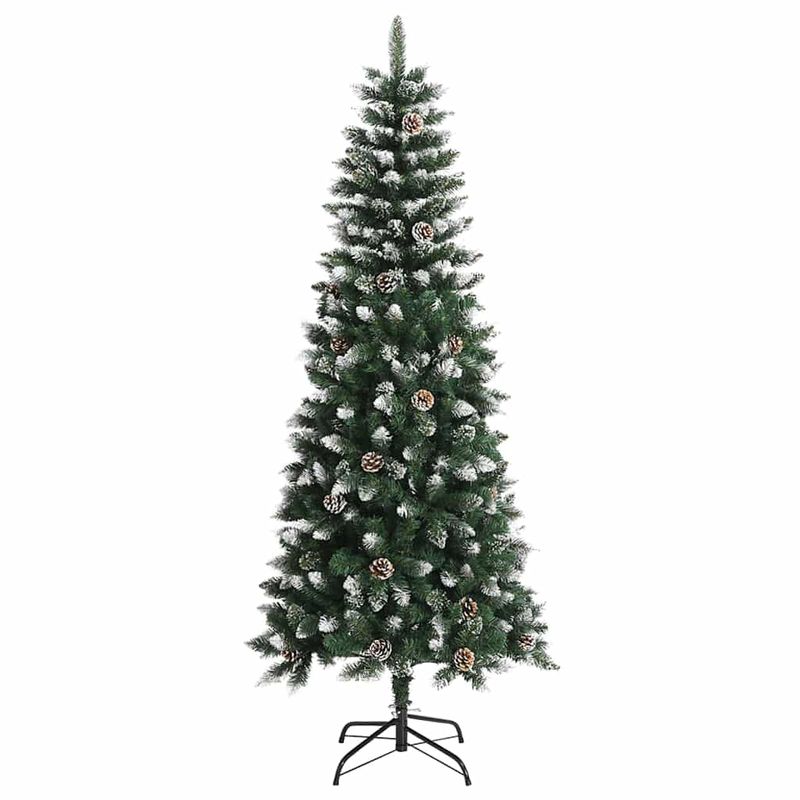 Casa si Gradina - Decoratiuni - Decoratiuni de sezon - Brad de Craciun artificial cu 300 LED Verde 76 x 76 x 180 cm - Infinity.ro