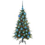 Casa si Gradina - Decoratiuni - Decoratiuni de sezon - Brad de Craciun artificial cu ramuri articulare Verde 120 cm - Infinity.ro