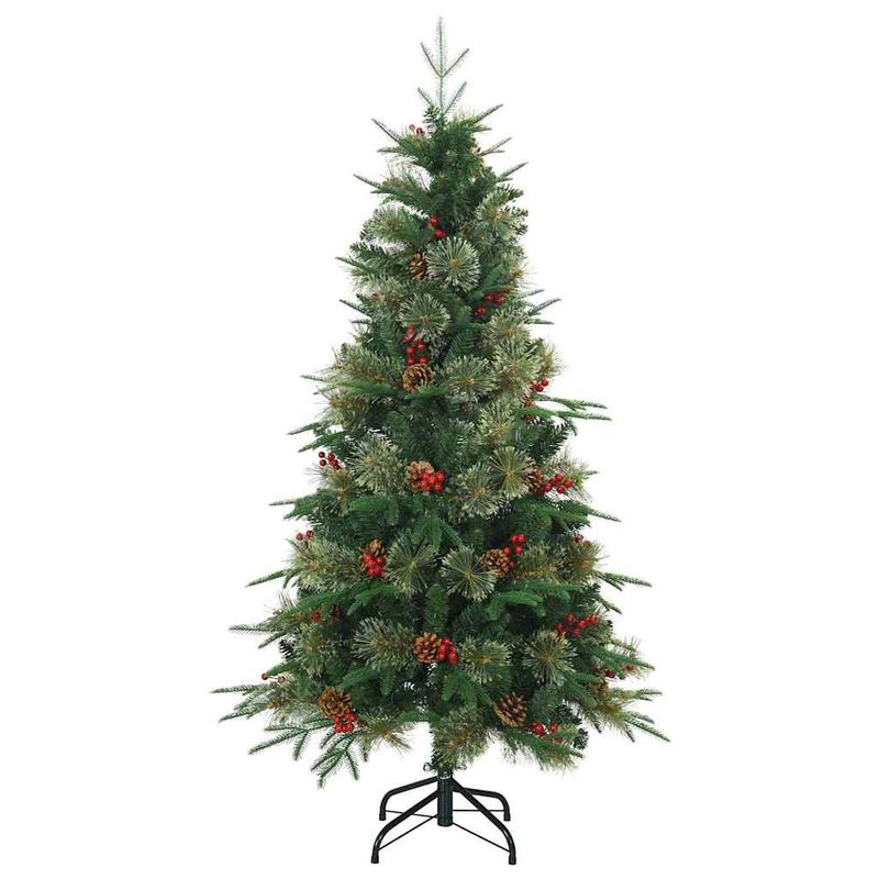 Casa si Gradina - Decoratiuni - Decoratiuni de sezon - Brad de Craciun artificial cu ramuri articulare Verde 120 cm - Infinity.ro