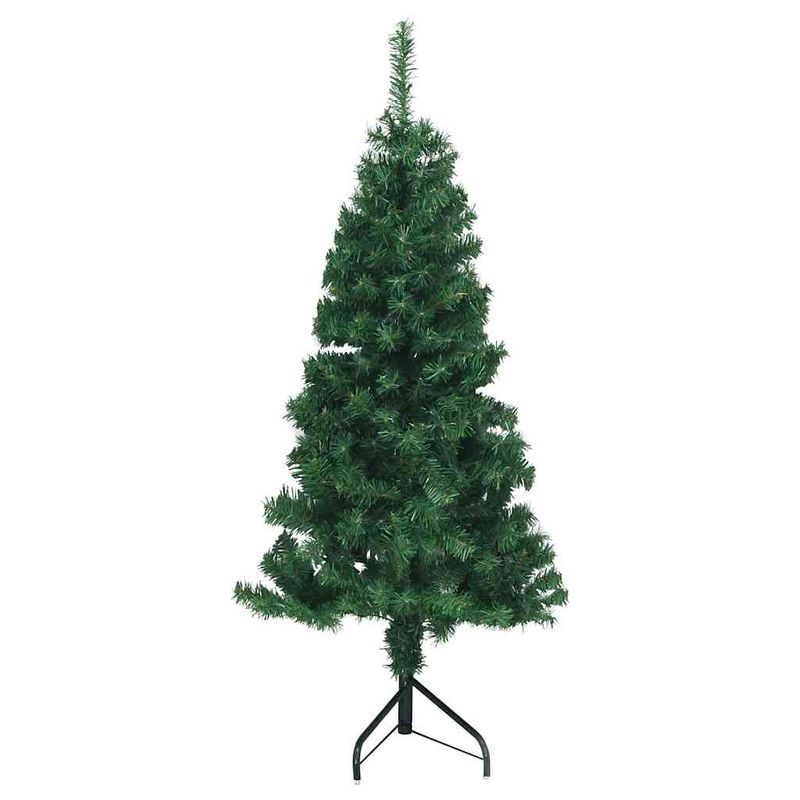 Casa si Gradina - Decoratiuni - Decoratiuni de sezon - Pom de Craciun Artificial pentru Colt Verde 150 cm PVC si Metal - Infinity.ro