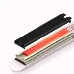 Ingrijire personala si Cosmetice - Aparate & accesorii ingrijire personala - Hair styling - Placi de indreptat parul - Mini Placa de Indreptat Par Mov Portabila – Ceramica ABYZ™ Ideal pentru Calatorii - Infinity.ro