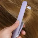 Ingrijire personala si Cosmetice - Aparate & accesorii ingrijire personala - Hair styling - Placi de indreptat parul - Mini Placa de Indreptat Par Mov Portabila – Ceramica ABYZ™ Ideal pentru Calatorii - Infinity.ro