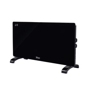 Convector cu panou sticla Zilan ZLN4062, Termostat reglabil, Protectie la supraincalzire, Putere 1000 / 2000W