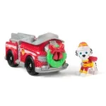 Jucarii, Copii si Bebe - Jucarii si jocuri - Figurine - Patrula Catelusilor Vehicul Si Figurina Marshall Cu Accesorii De Craciun - Infinity.ro