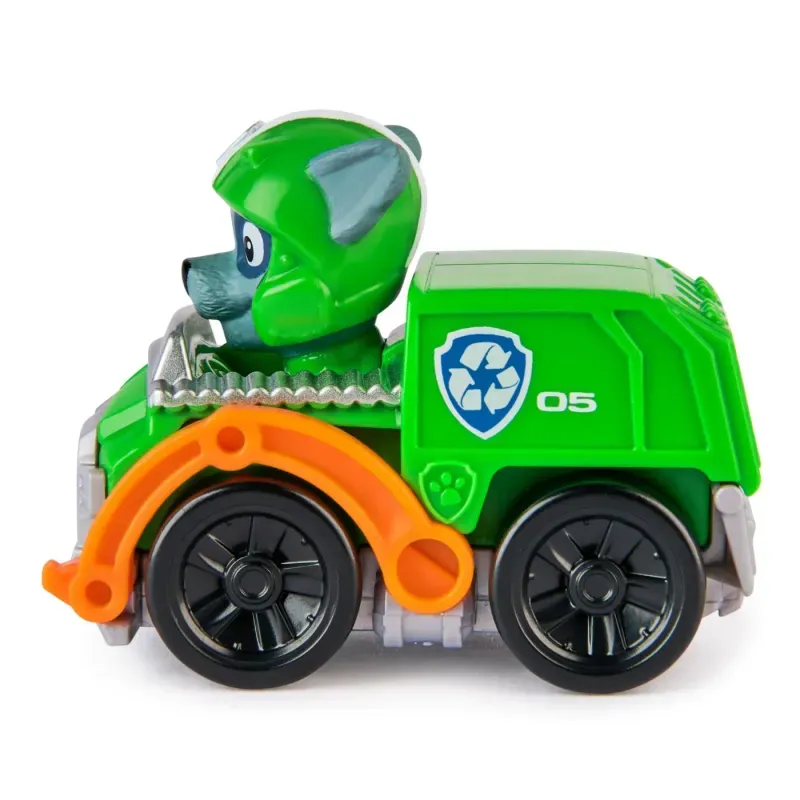 Jucarii, Copii si Bebe - Jucarii si jocuri - Vehicule si jucarii cu telecomanda - Masinute - Patrula Catelusilor Pup Squad Racers Air Rescue Vehicul Metalic Rocky Scara 1 La 55 - Infinity.ro