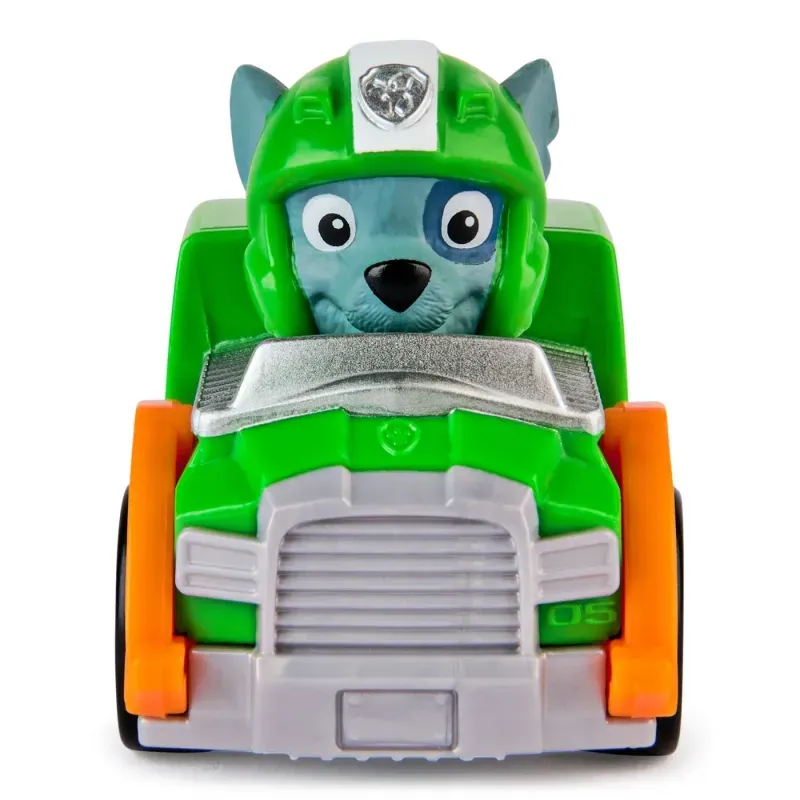 Jucarii, Copii si Bebe - Jucarii si jocuri - Vehicule si jucarii cu telecomanda - Masinute - Patrula Catelusilor Pup Squad Racers Air Rescue Vehicul Metalic Rocky Scara 1 La 55 - Infinity.ro