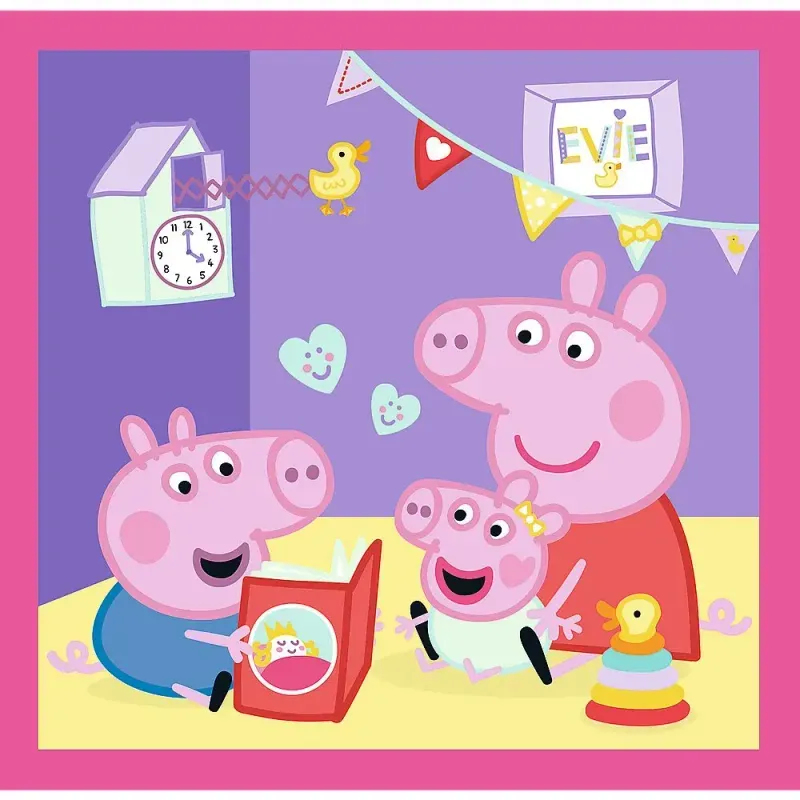 Jucarii, Copii si Bebe - Jucarii si jocuri - Jocuri si puzzle - Puzzle - Puzzle Trefl 3in1 Peppa Pig Si Prietenii - Infinity.ro