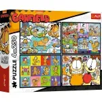 Jucarii, Copii si Bebe - Jucarii si jocuri - Jocuri si puzzle - Puzzle - Puzzle Trefl 4x250 Lui Garfield Nu Ii Place Ziua De Luni - Infinity.ro