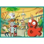 Jucarii, Copii si Bebe - Jucarii si jocuri - Jocuri si puzzle - Puzzle - Puzzle Trefl 4x250 Lumea Intortocheata A Lui Rick Si Morty - Infinity.ro