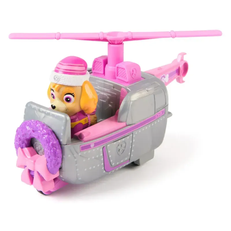 Jucarii, Copii si Bebe - Jucarii si jocuri - Figurine - Patrula Catelusilor Vehicul Si Figurina Skye Cu Accesorii De Craciun - Infinity.ro