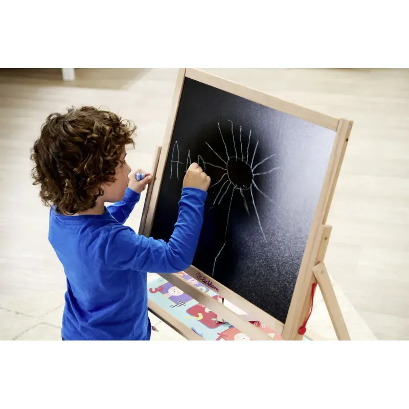 Jucarii, Copii si Bebe - Jucarii si jocuri - Jucarii & jocuri educative - Jucarii interactive - Eichhorn Tabla De Desen Din Lemn - Infinity.ro