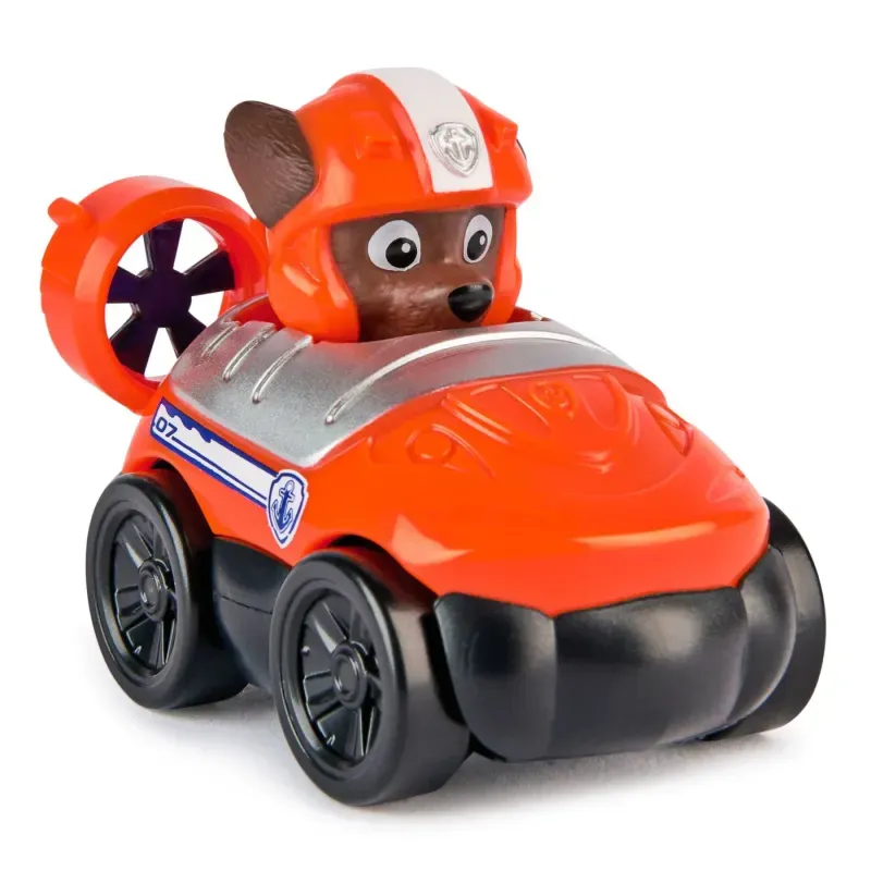 Jucarii, Copii si Bebe - Jucarii si jocuri - Vehicule si jucarii cu telecomanda - Masinute - Patrula Catelusilor Pup Squad Racers Air Rescue Vehicul Metalic Zuma Scara 1 La 55 - Infinity.ro