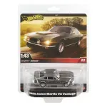 Jucarii, Copii si Bebe - Jucarii si jocuri - Vehicule si jucarii cu telecomanda - Masinute - Hot Wheels Premium Real Riders Masinuta Metalica Aston Martin V8 Vantage 1985 Scara 1 La 43 - Infinity.ro