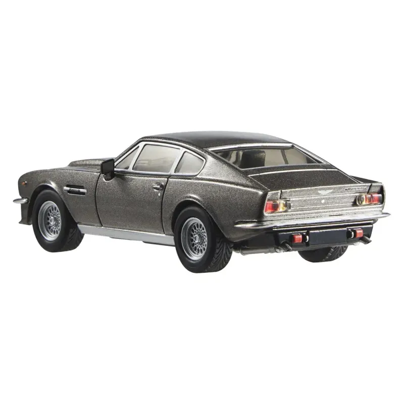 Jucarii, Copii si Bebe - Jucarii si jocuri - Vehicule si jucarii cu telecomanda - Masinute - Hot Wheels Premium Real Riders Masinuta Metalica Aston Martin V8 Vantage 1985 Scara 1 La 43 - Infinity.ro