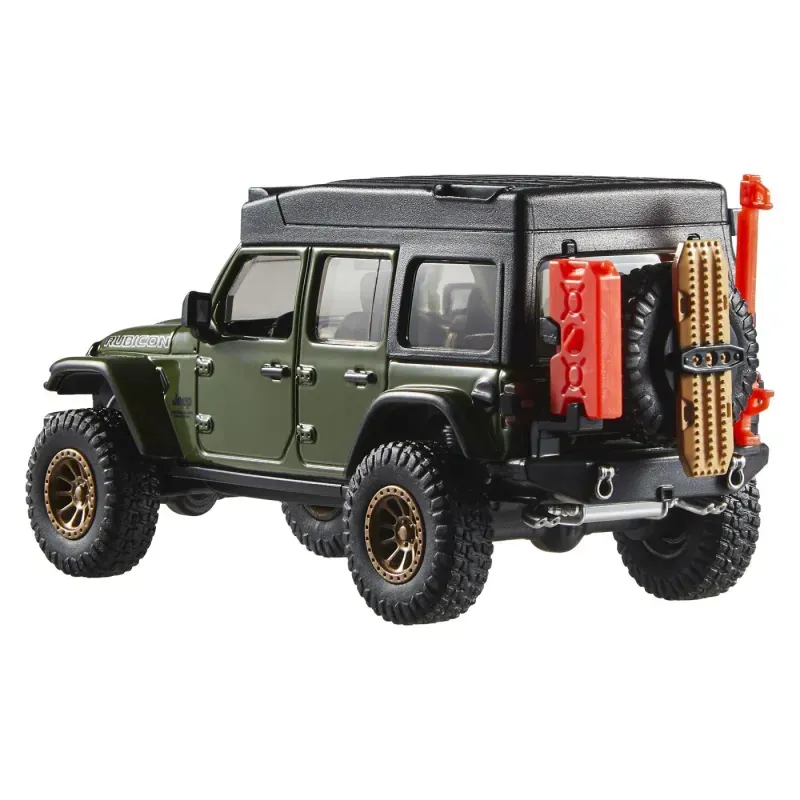 Jucarii, Copii si Bebe - Jucarii si jocuri - Vehicule si jucarii cu telecomanda - Masinute - Hot Wheels Premium Real Riders Masinuta Metalica Jeep Wrangler 392 Rubicon Scara 1 La 43 - Infinity.ro