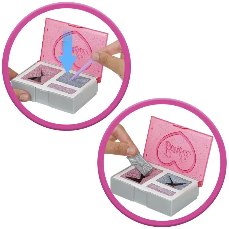 Jucarii, Copii si Bebe - Jucarii si jocuri - Papusi si accesorii - Papusi - Barbie Set Party Unboxed Reveal Papusa Barbie Mov Cu 10 Accesorii Surpriza - Infinity.ro