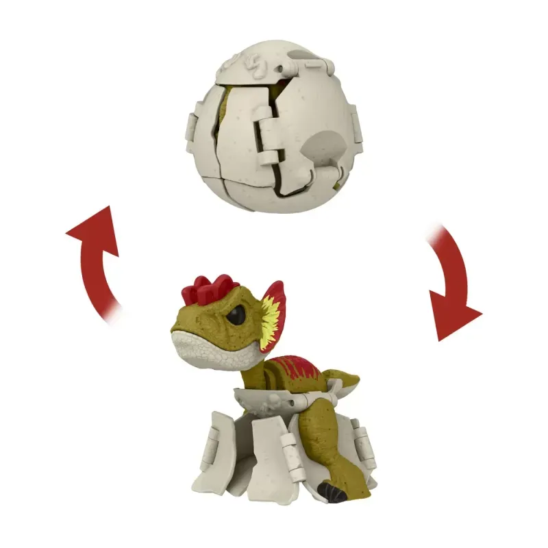 Jucarii, Copii si Bebe - Jucarii si jocuri - Figurine - Jurassic World Fierce Changers Hidden Hatchers Dinozaur Transformabil Dilophosaurus - Infinity.ro