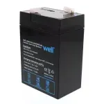 TV, Audio-Video si Foto - Aparate foto si accesorii - Accesorii foto si video - Acumulatori si incarcatoare dedicate - Acumulator plumb acid 6V 4.5AH Well - Infinity.ro