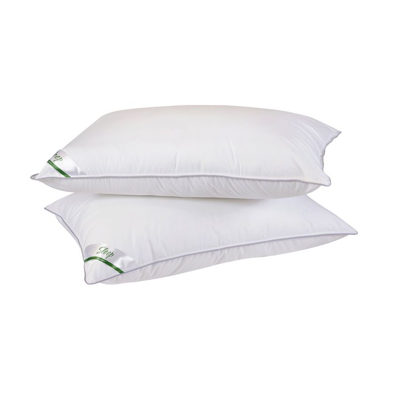 Casa si Gradina - Textile si covoare - Perne si pilote - Perne - Set 2 perne Sleep by Green Future 10% puf gasca 90% pana de gasca, 50x70 cm - Infinity.ro