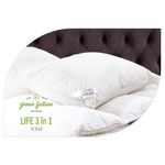 Casa si Gradina - Textile si covoare - Perne si pilote - Perne - Perna Life 3 in 1, umplutura Nanofibra si fulgi Memory, 50x70 cm - Infinity.ro