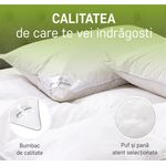 Casa si Gradina - Textile si covoare - Perne si pilote - Perne - Perna Feeling 3 in 1, 50x70 cm, umplutura mixta 50% puf gasca 50% pana de gasca, Nanofibra, Memory - Infinity.ro