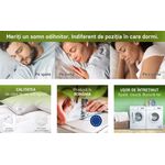 Casa si Gradina - Textile si covoare - Perne si pilote - Perne - Perna Feeling 3 in 1, 50x70 cm, umplutura mixta 50% puf gasca 50% pana de gasca, Nanofibra, Memory - Infinity.ro