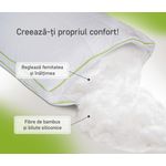 Casa si Gradina - Textile si covoare - Perne si pilote - Perne - Perna Nature, 45 x 65 cm, Alb - Bambus - Infinity.ro