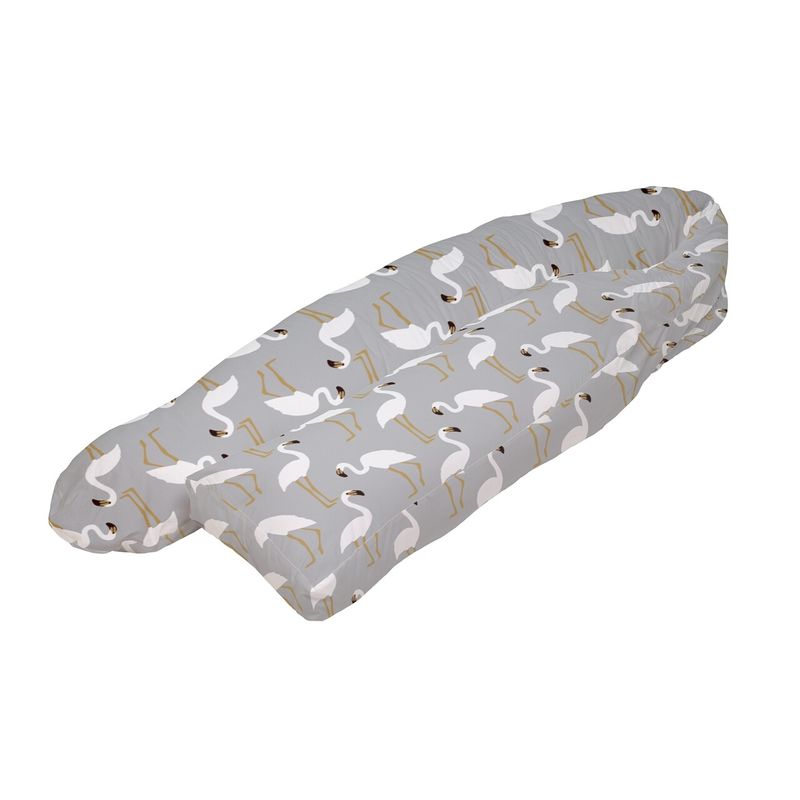 Casa si Gradina - Textile si covoare - Perne si pilote - Perne - Perna pentru gravide si alaptat, Flamingo Grey - Infinity.ro