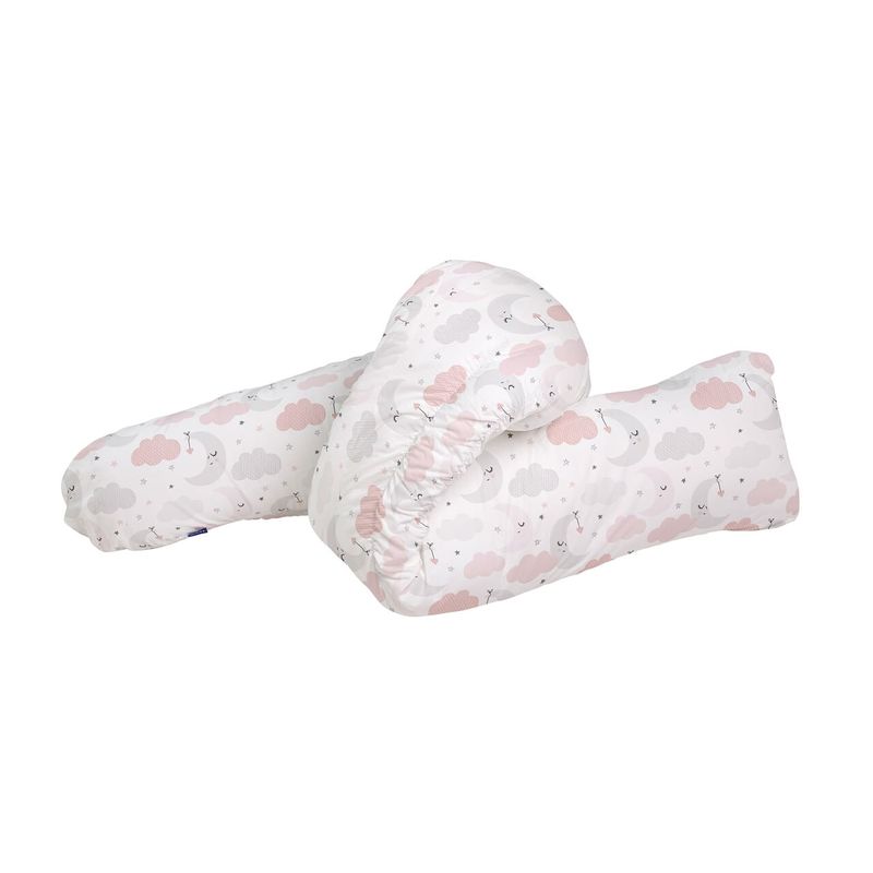 Casa si Gradina - Textile si covoare - Perne si pilote - Perne - Perna pentru gravide si alaptat, Over the Moon, Pink - Infinity.ro