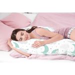 Casa si Gradina - Textile si covoare - Perne si pilote - Perne - Perna pentru gravide si alaptat, Over the Moon, Grey - Infinity.ro