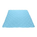 Casa si Gradina - Textile si covoare - Perne si pilote - Pilote - Pilota Alcam Damasc Bleu Ciel 140x200 cm, umplutura cu bambus, 300 g/mp - Infinity.ro