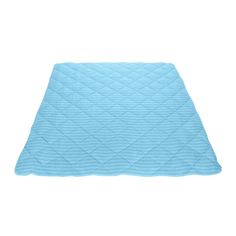 Casa si Gradina - Textile si covoare - Perne si pilote - Pilote - Pilota Alcam Damasc Bleu Ciel 140x200 cm, umplutura cu bambus, 300 g/mp - Infinity.ro