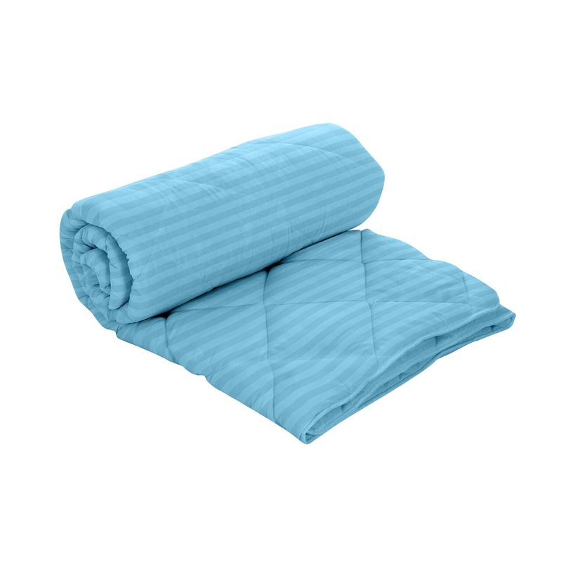 Casa si Gradina - Textile si covoare - Perne si pilote - Pilote - Pilota Alcam Damasc Bleu Ciel 140x200 cm, umplutura cu bambus, 300 g/mp - Infinity.ro