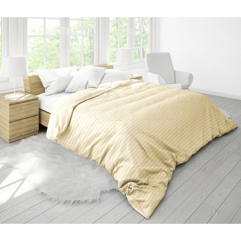 Casa si Gradina - Textile si covoare - Perne si pilote - Pilote - Pilota Alcam Damasc Ivoire 200x220 cm, umplutura cu bambus, 300 g/mp - Infinity.ro