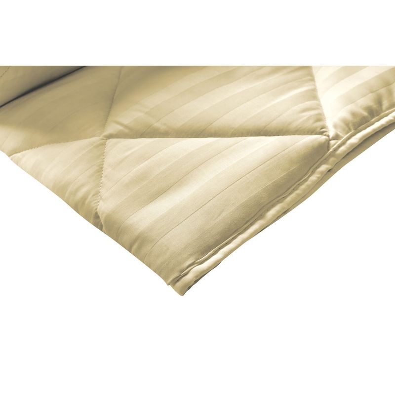 Casa si Gradina - Textile si covoare - Perne si pilote - Pilote - Pilota Alcam Damasc Ivoire 200x220 cm, umplutura cu bambus, 300 g/mp - Infinity.ro