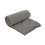 Casa si Gradina - Textile si covoare - Perne si pilote - Pilote - Pilota Alcam Damasc Grey 180x200 cm, umplutura cu bambus, 300 g/mp - Infinity.ro